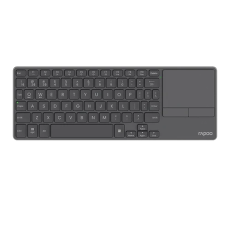 RapooE900Tmulti-modeWirelessUltra-slimKeyboardwithTouchpadAraLayout-DarkGrey-Main -DokkanTech