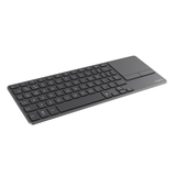 RapooE900Tmulti-modeWirelessUltra-slimKeyboardwithTouchpadAraLayout-DarkGrey-LeftView  -DokkanTech