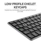 RapooE900Tmulti-modeWirelessUltra-slimKeyboardwithTouchpadAraLayout-DarkGrey-Features-DokkanTech