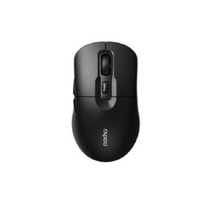 Rapoo M306 wireless optical mouse ergonomic 2.4GHz – front view black