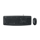 Rapoo NX1600 wired keyboard and mouse combo, Arabic layout, front view