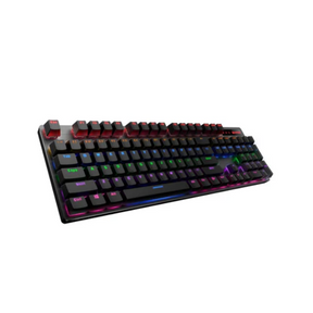 Rapoo V500PRO wired gaming mechanical keyboard blue switch English – front view black