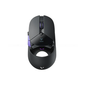 Rapoo VT960PRO wireless gaming mouse OLED 26K DPI tri-mode – front view black