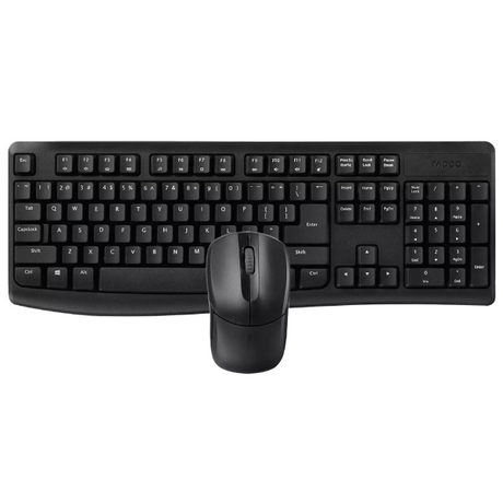 Rapoo X1800PRO Wireless Combo - Black - Dokkantech