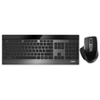 Rapoo 9900M Multi-mode Wireless Keyboard and Mouse Combo Ara - Black 