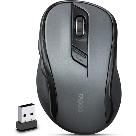 Rapoo M500 Silent Multi-mode Wireless Mouse - Black