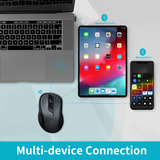 Rapoo M500 Silent Multi-mode Wireless Mouse - Black Feature dokkan tech.