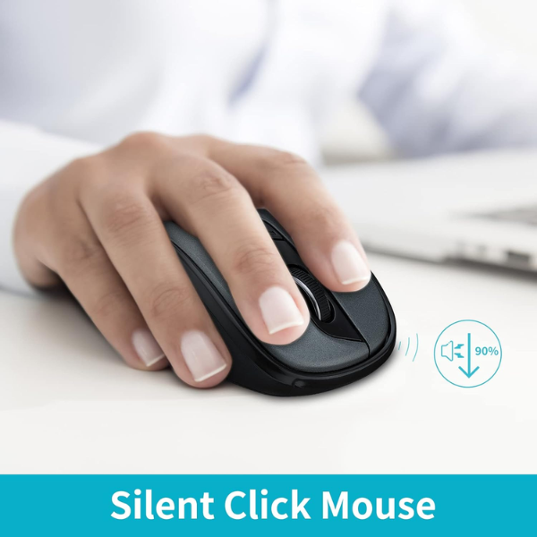 Rapoo M500 Silent Multi-mode Wireless Mouse - Black silent click dokkan tech