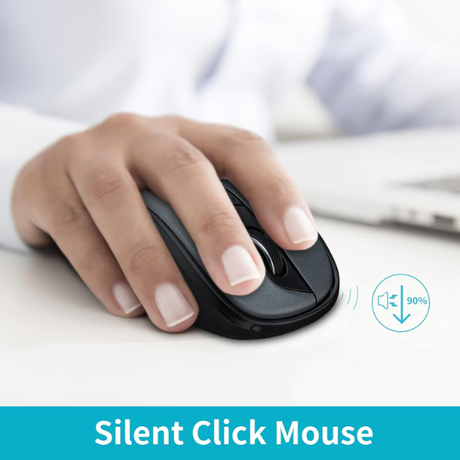 Rapoo M500 Silent Multi-mode Wireless Mouse - Black silent click dokkan tech