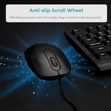 Rapoo N200 Wired Optical Mouse – 1000 DPI, Ambidextrous, Plug & Play#Dokkantech