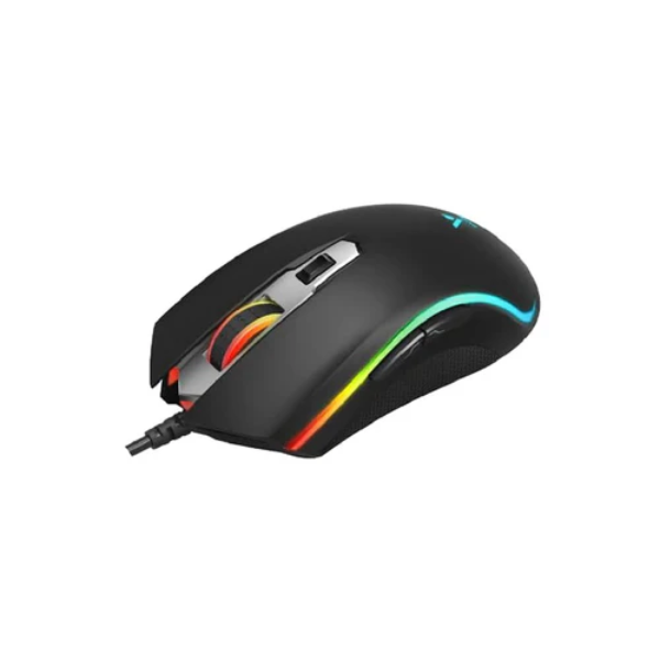 Rapoo V25S Optical Wired Gaming Mouse - Black - Dokkantech