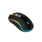 Rapoo V25S Optical Wired Gaming Mouse - Black - Dokkantech