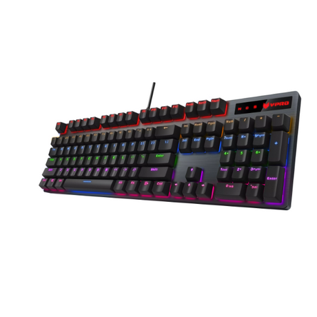Rapoo V500PRO 87 Mechanical Gaming Keyboard – Blue Switch, Black - Dokkantech