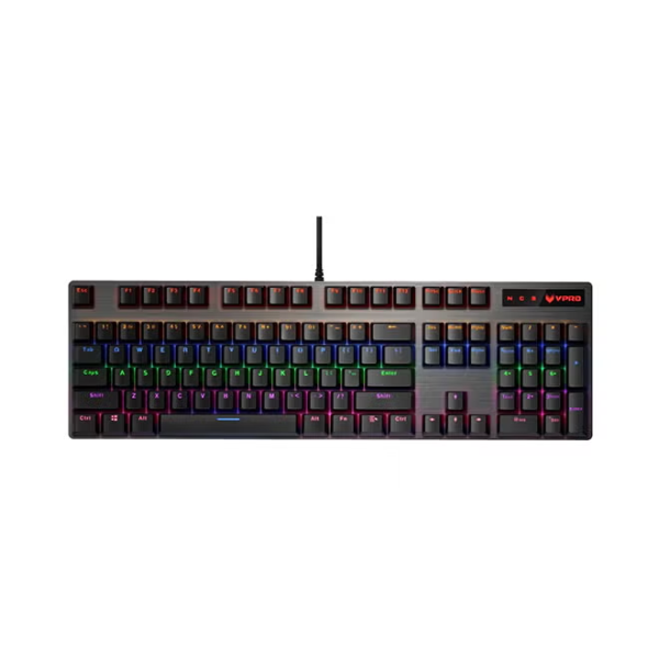 Rapoo V500PRO Gaming Mechanical Wired Keyboard (Blue Switch) - Black - Dokkantech