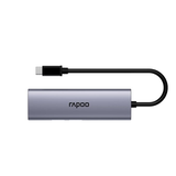 Rapoo XD51 5-in-1 USB-C Hub – Silvery Grey from dokkan tech