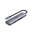 Rapoo XD61 6-in-1 USB-C Hub – Silvery Grey dokkan tech