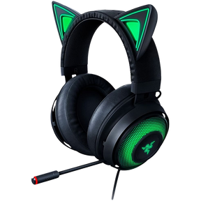 Razer Kraken Kitty Edition USB gaming headset RGB – front view black