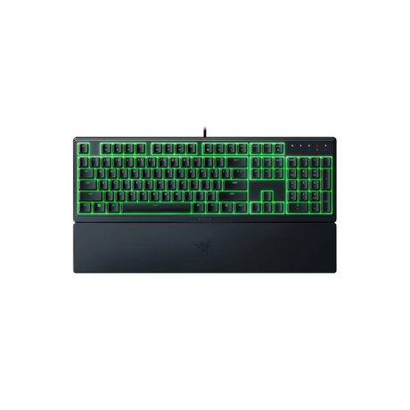 Razer Ornata V3 X gaming keyboard RGB silent keys US layout – front view