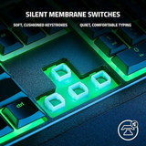 Razer Ornata V3 X –  Ergonomic Silent RGB Gaming Keyboard with Wrist Rest- DokanTech #