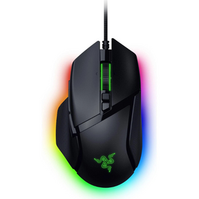 Razer Basilisk V3 35K customizable ergonomic wired gaming mouse – front view black