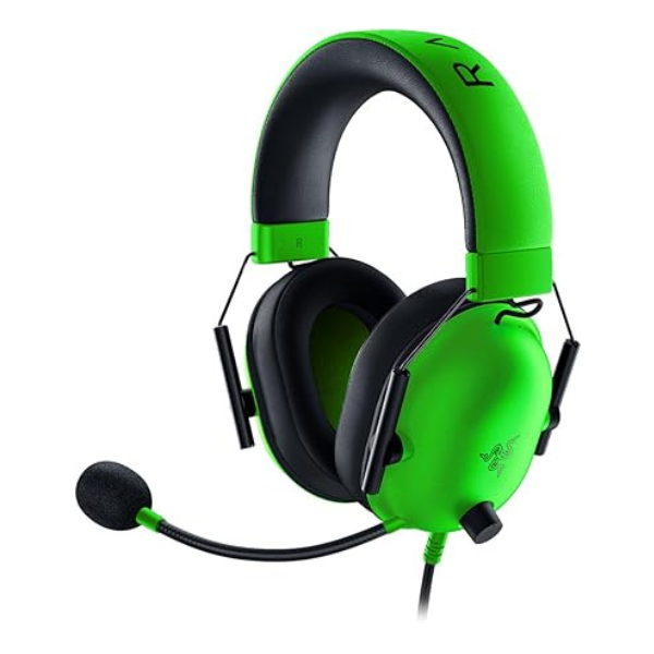 Razer BlackShark V2 X Wired Headset - Clear Sound & Noise Cancelling- Black and White