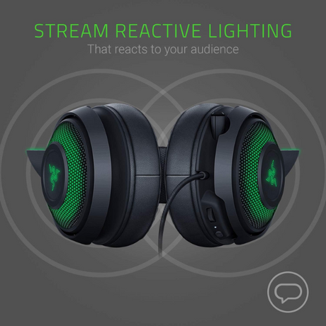 Razer Kraken Kitty Ed. - Black Wrd HS - Dokkantech