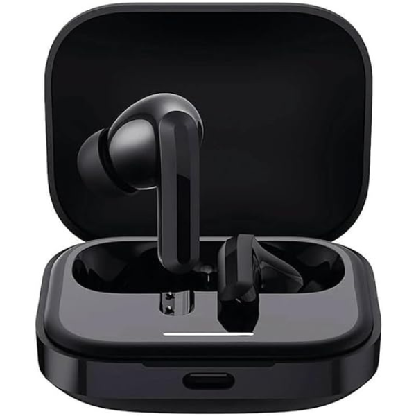Xiaomi Redmi Buds 5 ANC wireless earbuds 12.4mm driver – front view black