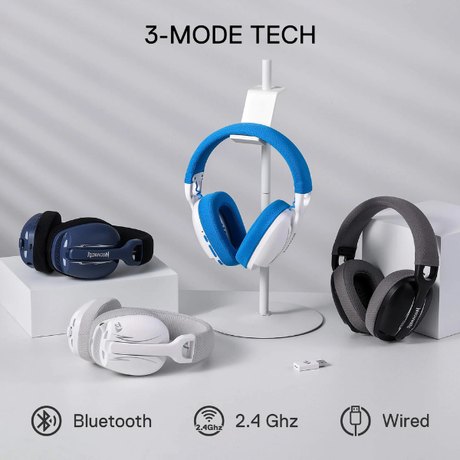RedragonH878SkuldProLightweightWirelessGamingHeadset-BlueWhiteJModes -DokkanTech