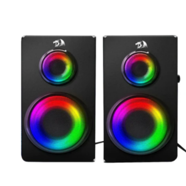 Redragon Orchestra GS811 2.0 Bluetooth RGB speaker – front view red