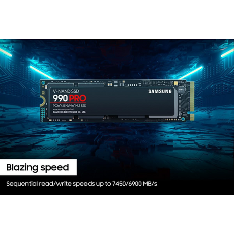 Samsung 990 Pro 2TB NVMe SSD – 7450MB/s read speed