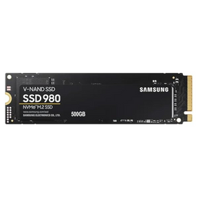 Samsung 980 NVMe M.2 SSD 500GB up to 3500MB/s – front view