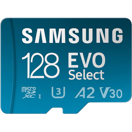 Samsung EVO Select A2 microSD 130MB/s – front view