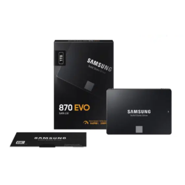 Samsung 870 EVO 1 TB SATA III 2.5″ Internal SSD – 560 MB/s Read • 530 MB/s Write-MZ-77E1T0BW - Dokkantech#