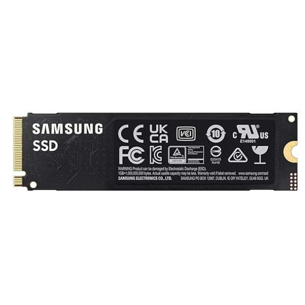 قرص SSD Samsung 990 EVO Plus بسعة 2 تيرابايت PCIe 4.0/5.0 NVMe - حتى 5000 ميجابايت/ثانية - MZ-V9E2T0BW