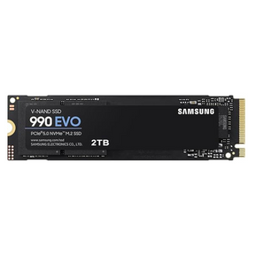 Samsung 990 EVO 2TB NVMe SSD PCIe 4.0 and 5.0 5000MB/s – front view