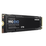 قرص SSD Samsung 990 EVO Plus بسعة 2 تيرابايت PCIe 4.0/5.0 NVMe - حتى 5000 ميجابايت/ثانية - MZ-V9E2T0BW