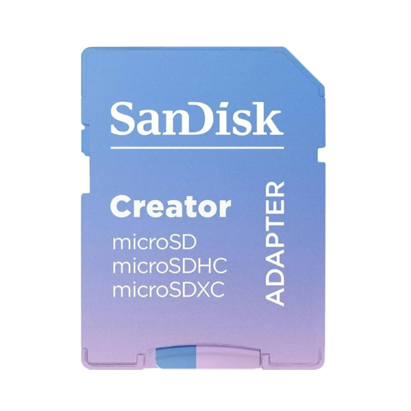 SanDisk Creator 256GB microSDXC Card 190/130MB/s– With SD Adapter – SDSQXAV-256G-IN6MS-dokantech#