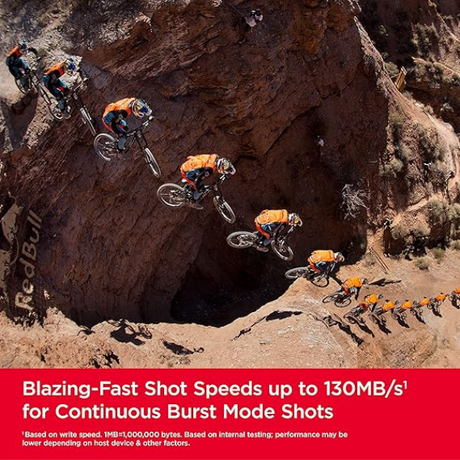 SanDisk Extreme 512GB SD – in DSLR camera