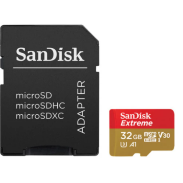 SanDisk Extreme gaming 32GB microSD – packaging