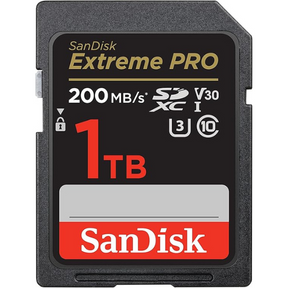 SanDisk Extreme Pro 1TB SD card 200/140MB/s – front view