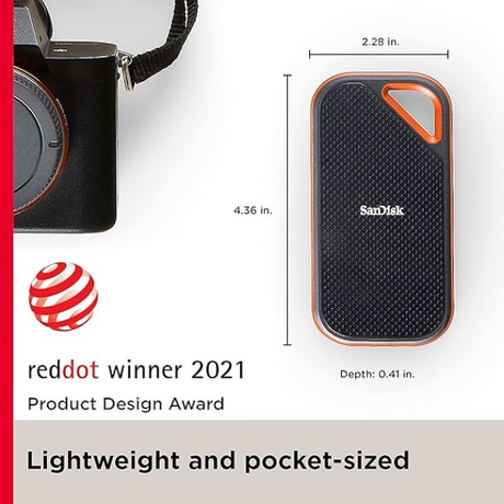 SanDisk Extreme PRO 1TB Portable  SSD – Ultra-Fast NVMe, 2000MB/s Speed- DokanTech #