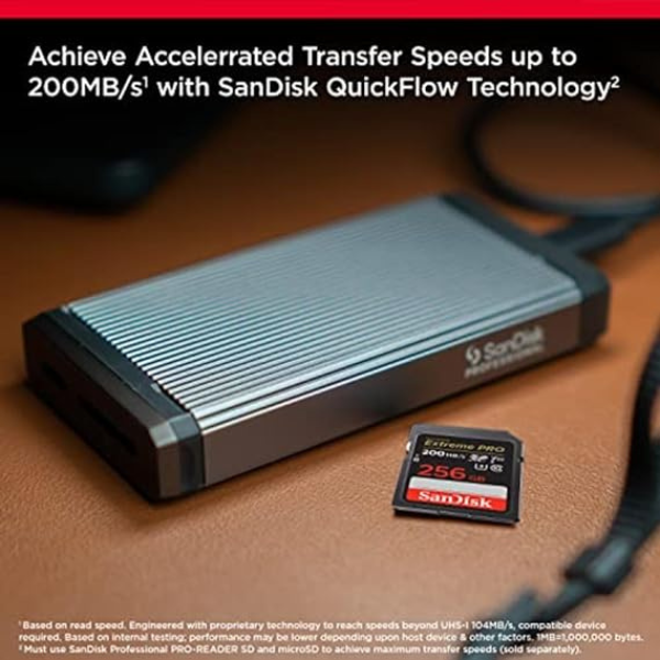 SanDisk Extreme PRO 256GB 200/140MB/s SD - DokanTech #