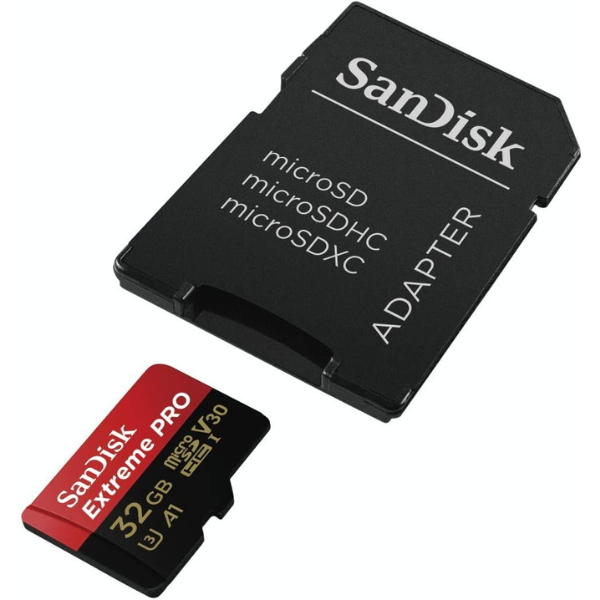 SanDisk Extreme PRO microSDHC 32GB PRO Deluxe 100MB/s A1 C10 V30 UHS-I U3 - DokanTech #