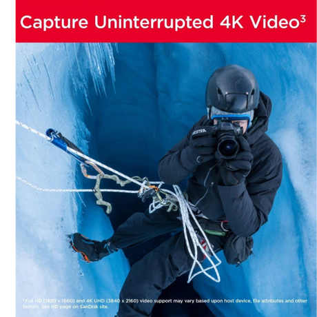 SanDisk Extreme Pro 32GB SD – 4K video capable
