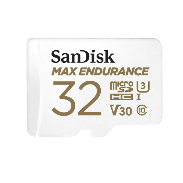 SanDisk Max Endurance 100/40 MB/s 15,000H Micro SDXC Card with Adapter - DokanTech #