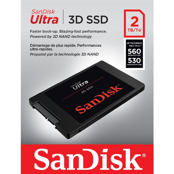 SanDisk Ultra 3D SATA III 2.5 Internal SSD - DokanTech #