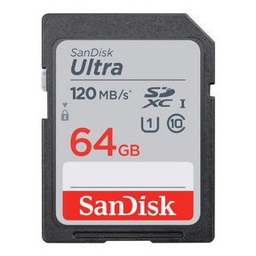SanDisk Ultra SDXC memory card – in camera