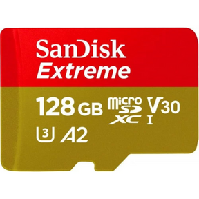 SanDisk Extreme 128GB microSDXC UHS-I 190MB/s – front view
