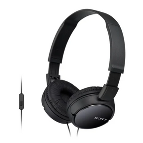 Sony MDR-ZX110AP wired on-ear headphones with mic – front view