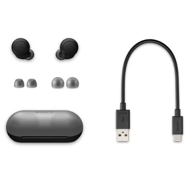 Sony WF-C500 Wireless Bluetooth Earbuds - Black - DokanTech #